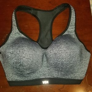 Black and grey victoria secrets sports bra 34DDD